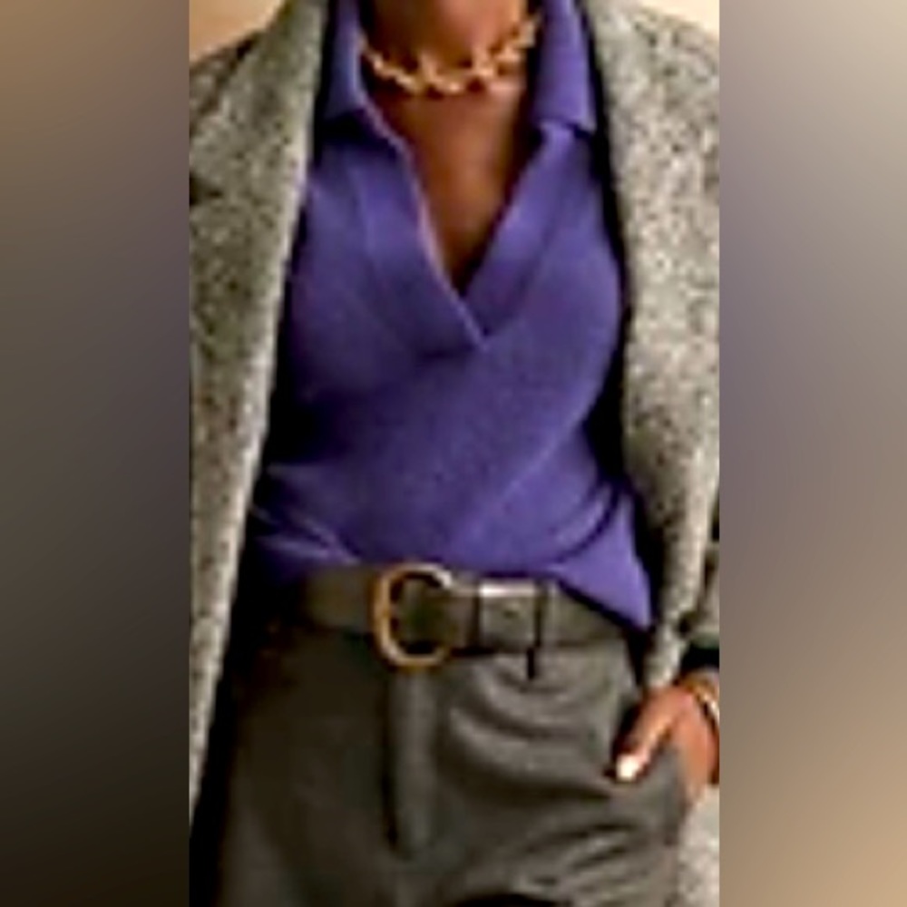 New purple Banana Republic sweater
